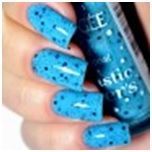 Esmalte Azul Flocado